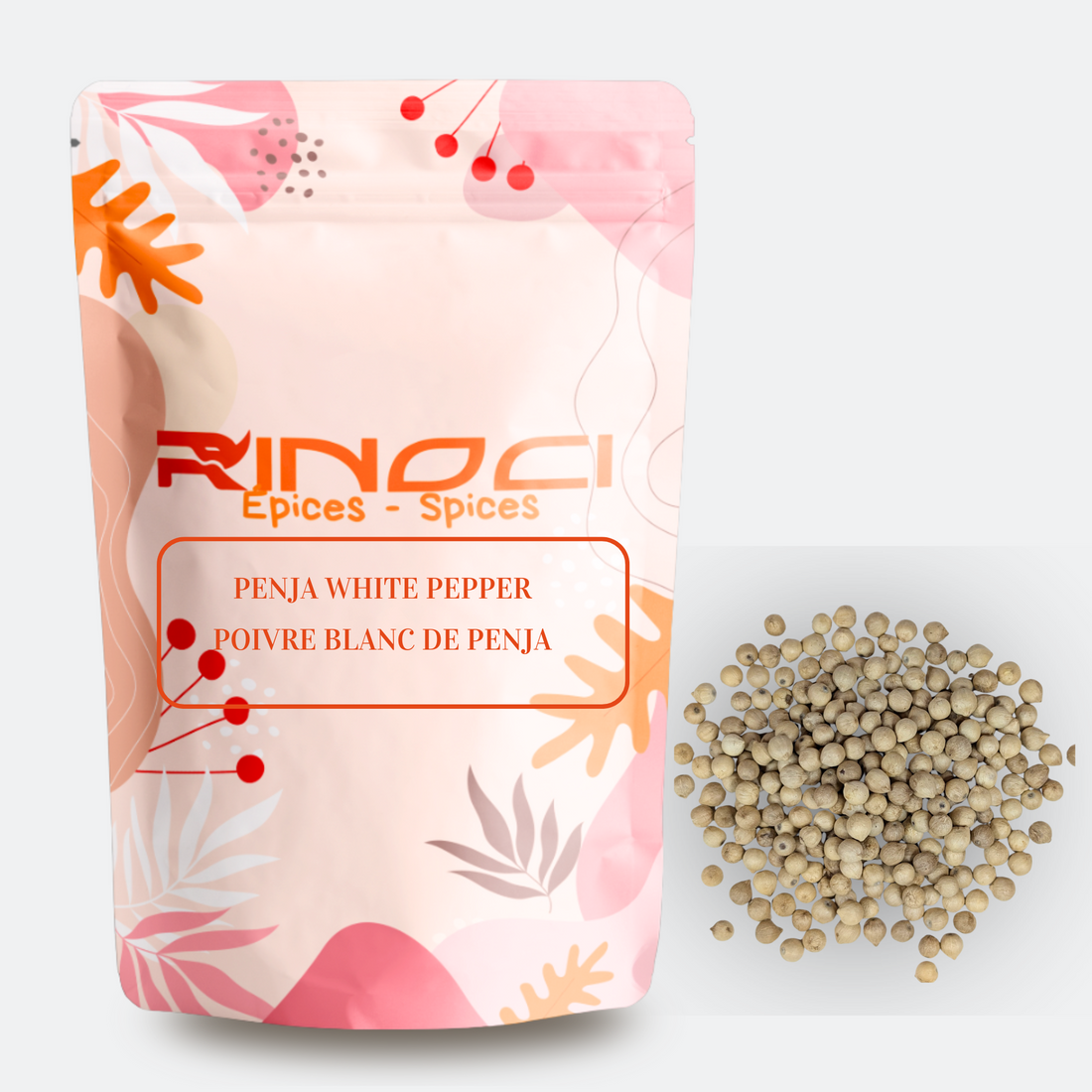 Penja White Peppercorns – IGP Certified Whole White Pepper from Cameroon – Gourmet Spice for Fish, Seafood, White Meats & Vegetables