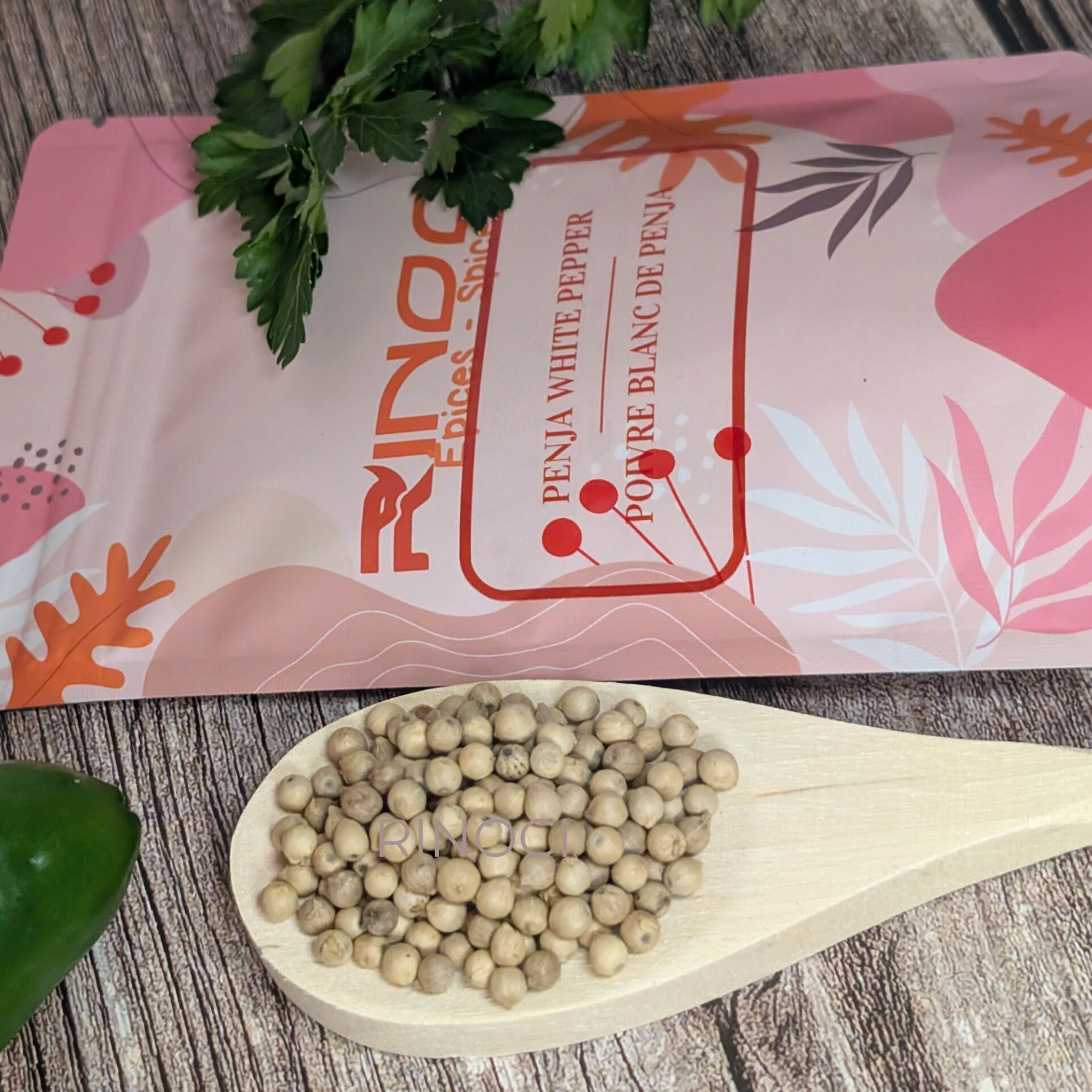 Penja White Peppercorns – IGP Certified Whole White Pepper from Cameroon – Gourmet Spice for Fish, Seafood, White Meats & Vegetables