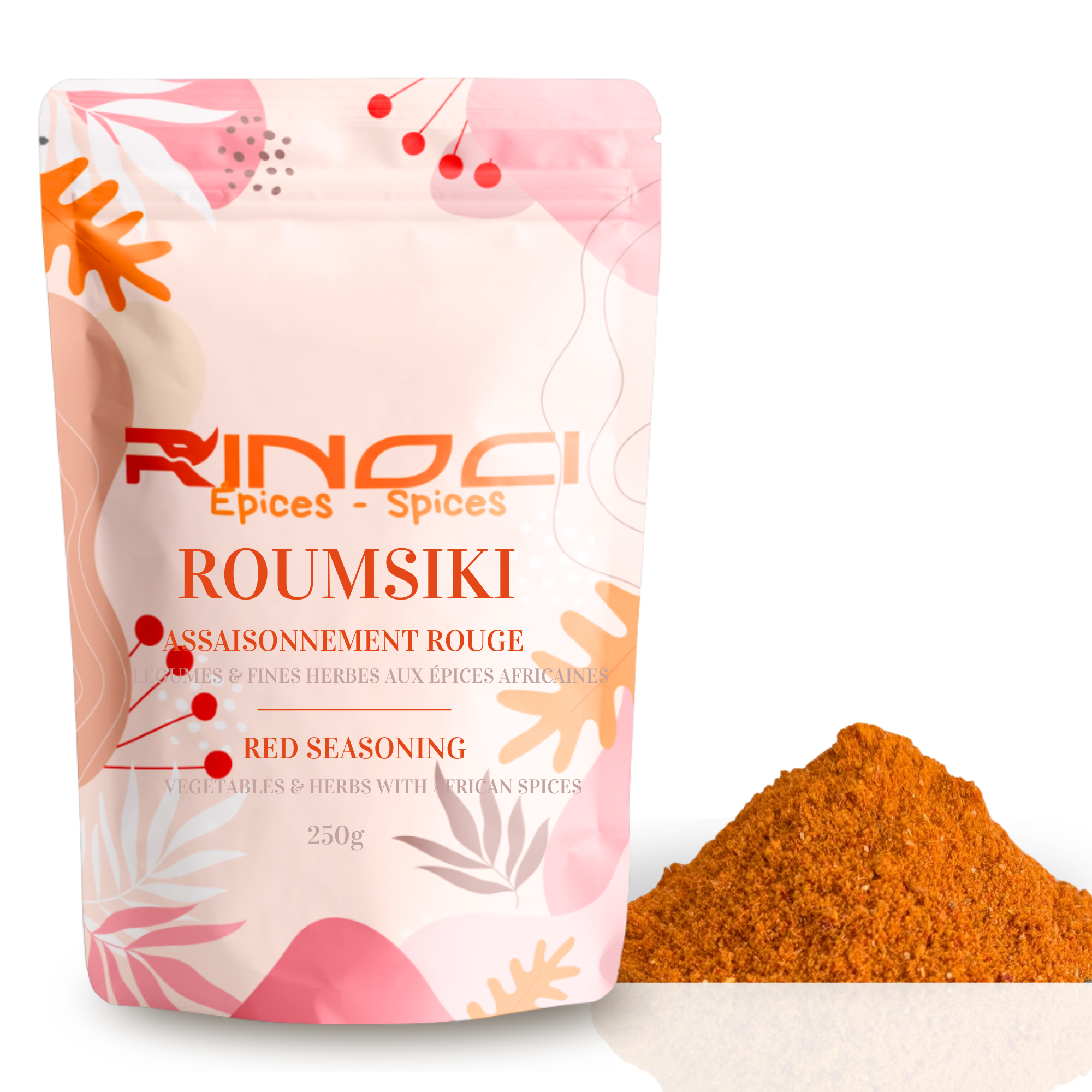 Roumsiki Assaisonnement Rouge - Légumes • Herbes • Épices Africaines
