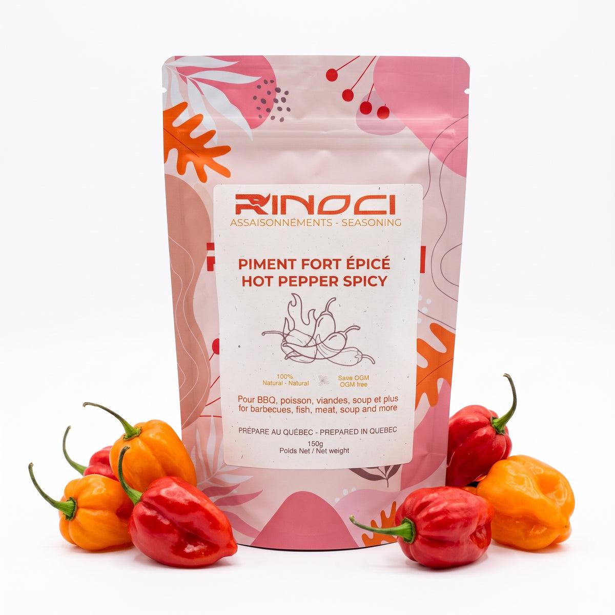 Hot Habanero – Piment habanero déshydraté, sans sucre ajouté