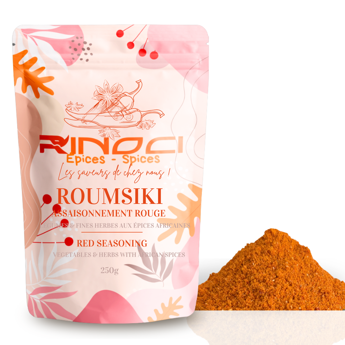 ROUMSIKI – Traditional Cameroonian Seasoning | Spice Blend with Vegetables, Herbs & Mild Chili