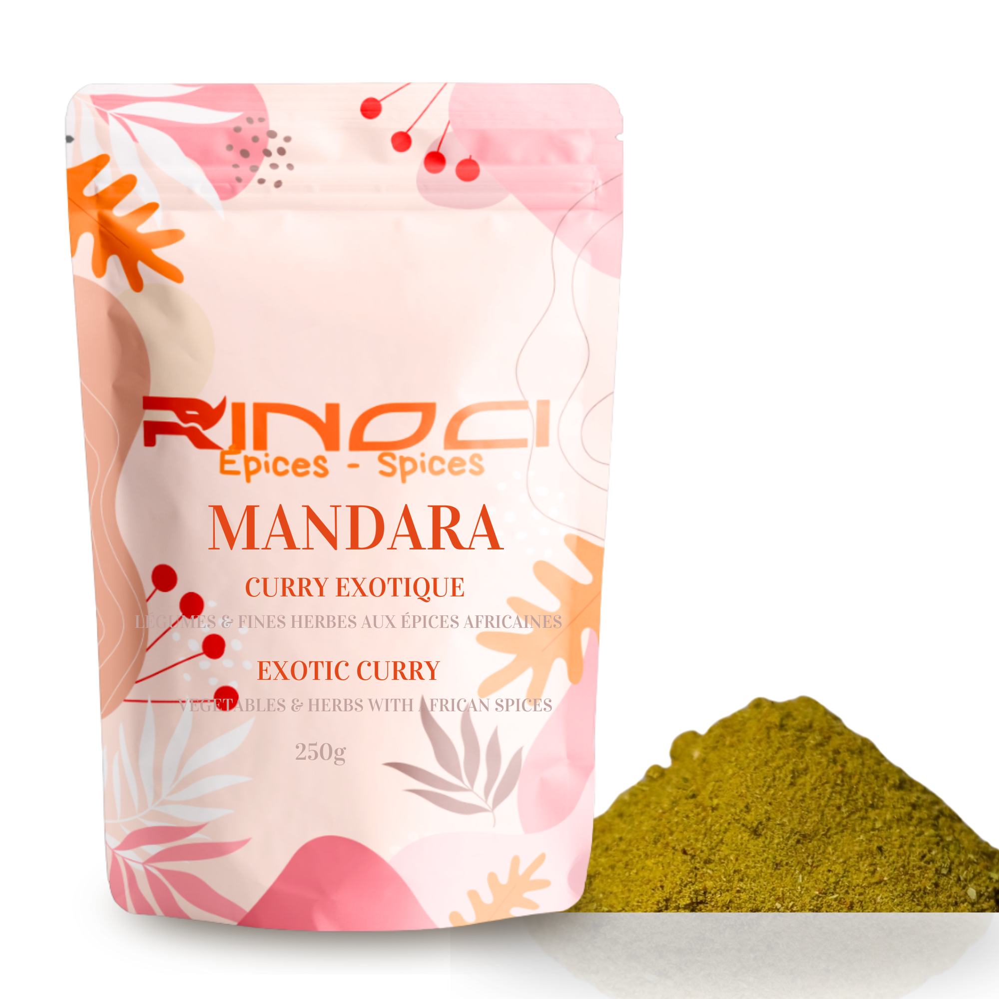 Mandara - Assaisonnement au curry - Légumes • Herbes • Épices africaines