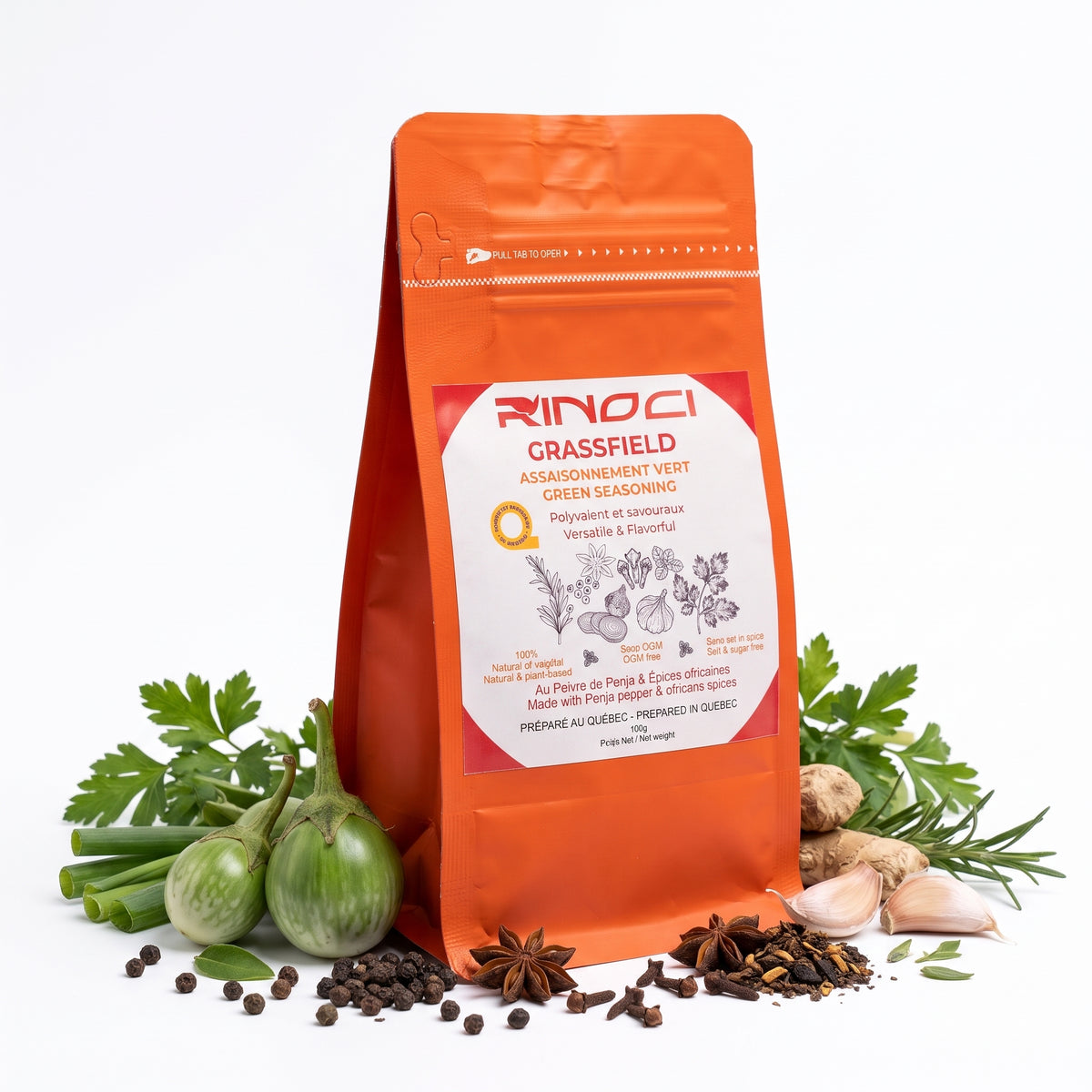 Grassfield – Green Seasoning with Herbs &amp; African Spices