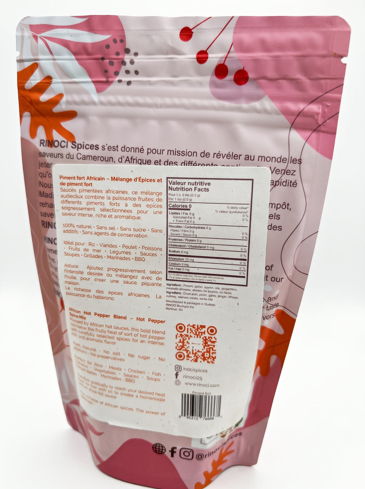Hot Habanero – Piment habanero déshydraté, sans sucre ajouté